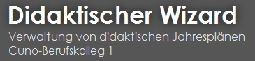 Didaktischer Wizard Online - DWO